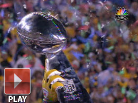 Lombardi Trophy and MVP presentation